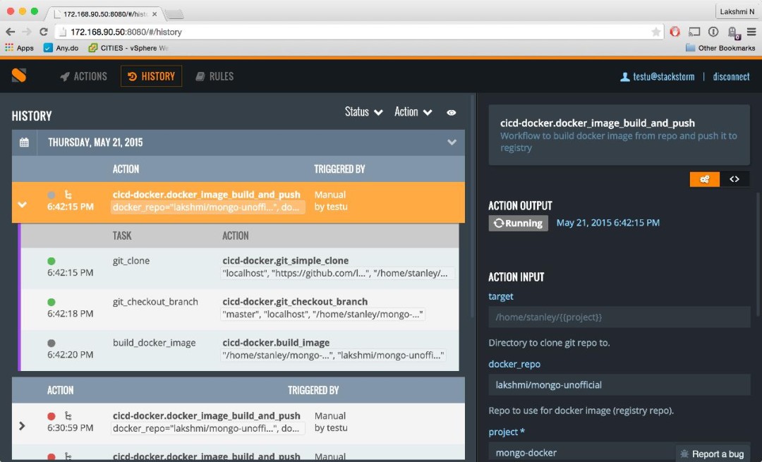 CI Using StackStorm On Top Of GitHub, Docker And DockerHub - StackStorm